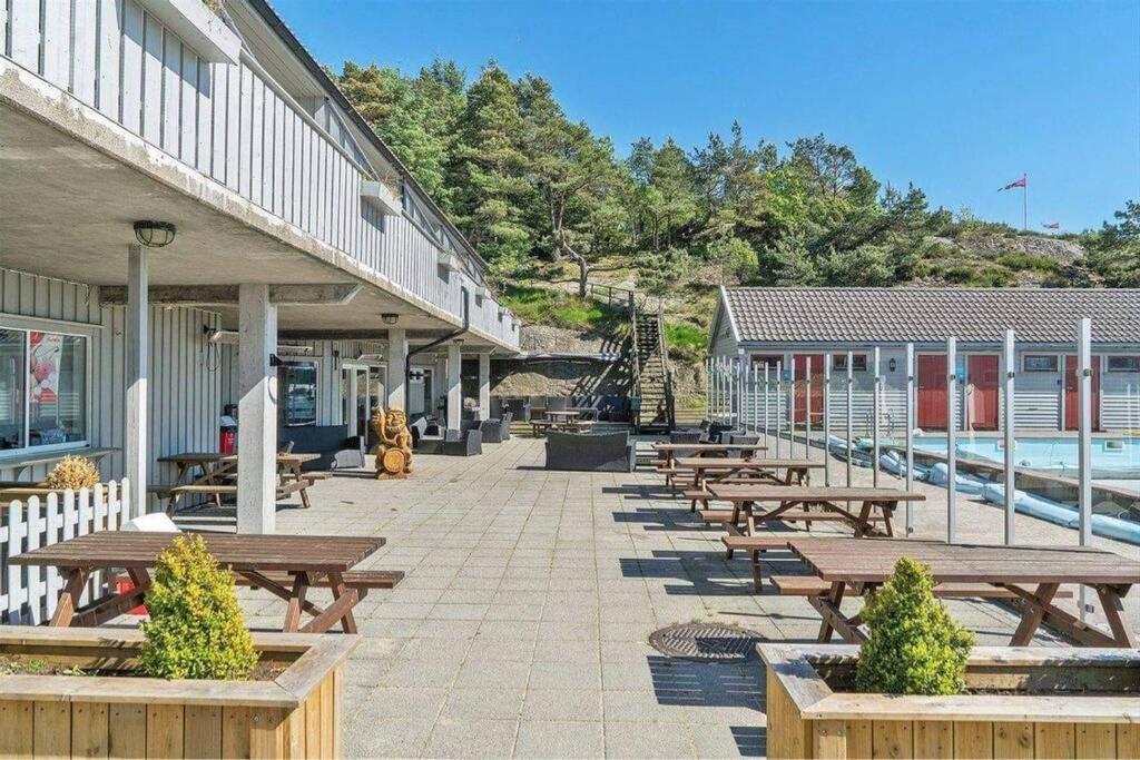 Nybygd Feriebolig Rett Ved Strand Til Leie! Kristiansand Esterno foto